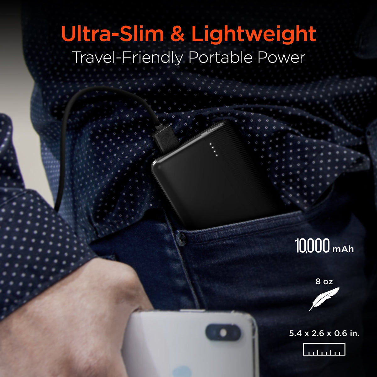 HyperGear 10,000mAh 20W USB-C Power Bank