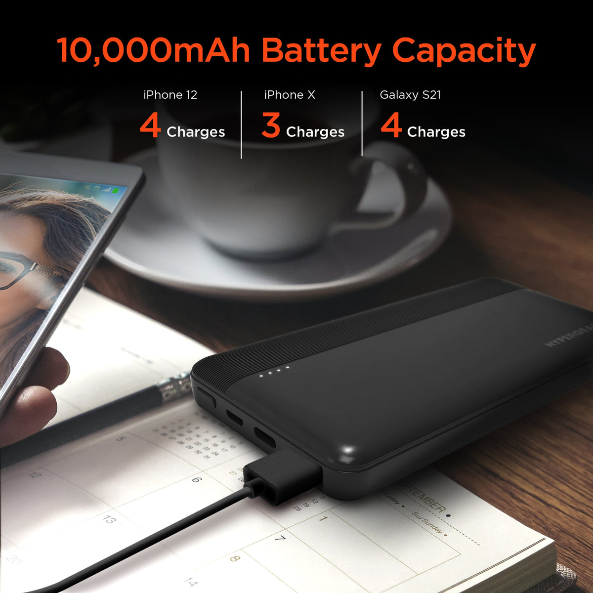HyperGear 10,000mAh 20W USB-C Power Bank